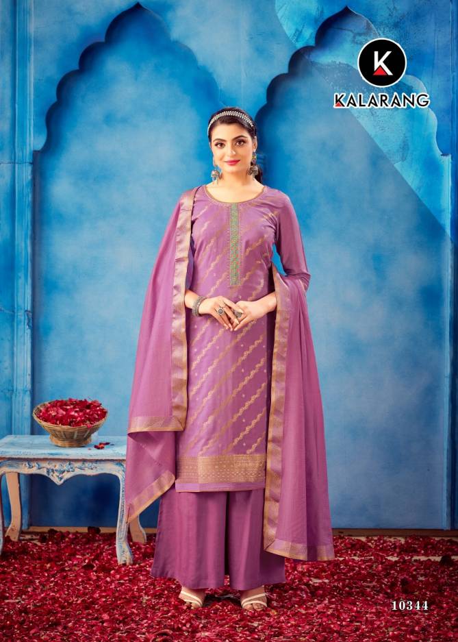 Kalarang Amoha 10341-10344 Wholesale Dress Material Catalog